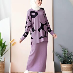 Purple Skirt Suit
